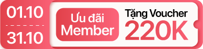 Tháng 10 - Âm thanh giảm 220K