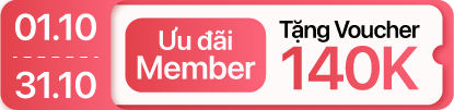 Tháng 10 - Âm thanh giảm đến 140K