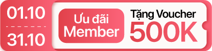 Tháng 10 - Âm thanh giảm đến 500K