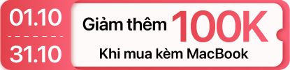 Tháng 10 - Túi chống sốc mua kèm máy giảm 100K