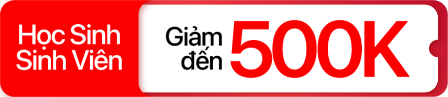 Tháng 8 - HSSV giảm 500K MacBook iPad