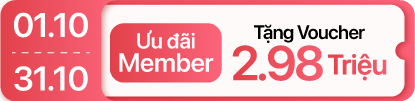 Tháng 10 - âm thanh giảm 2.98tr