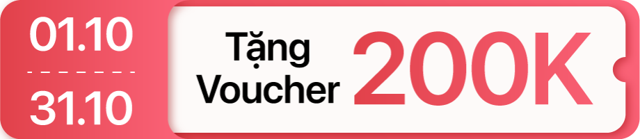 Tháng 10 - Gia dụng giảm đến 200K