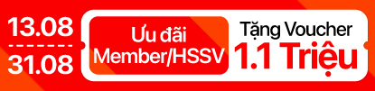Tháng 8 - âm thanh giảm 1.1triệu