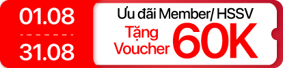 Tháng 8 - Âm thanh giảm 60K