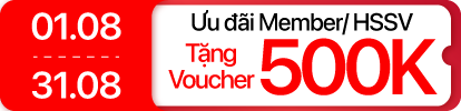 Tháng 8 - Âm thanh giảm đến 500K