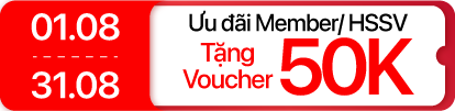 Tháng 8 - Âm thanh giảm đến 50K