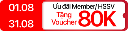 Tháng 8 - Âm thanh giảm đến 80K