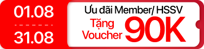 Tháng 8 - Âm thanh giảm đến 90K