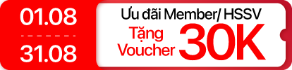 Tháng 8 - âm thanh giảm giá 30k