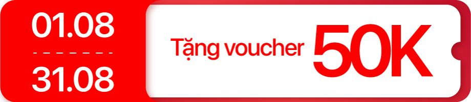 Tháng 8 - Gia dụng giảm đến 50K