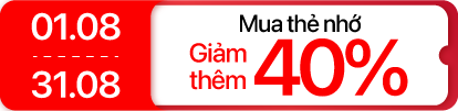 Tháng 8 - ICT - Giảm 40% thẻ nhớ mua kèm camera an ninh (camera an ninh)