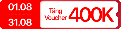 Tháng 8 - QSD giảm 400K