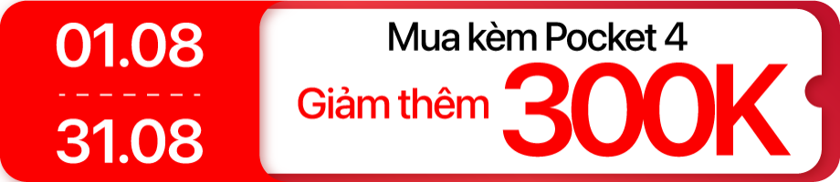 Tháng 8 - Thẻ nhớ mua kèm pocket 4 (ICT)