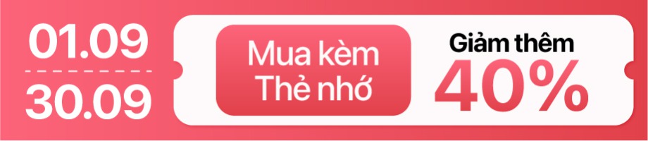 Tháng 9 - ICT - Giảm 40% thẻ nhớ mua kèm camera an ninh (camera an ninh)