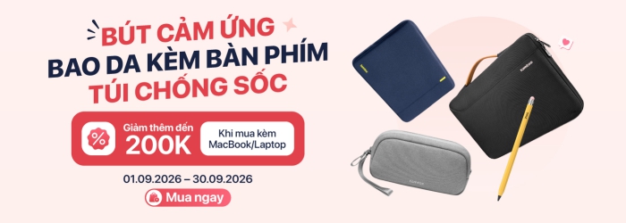 Chương trình giảm giá cho các phụ kiện laptop khi mua kèm máy tại Minh Tuấn Mobile