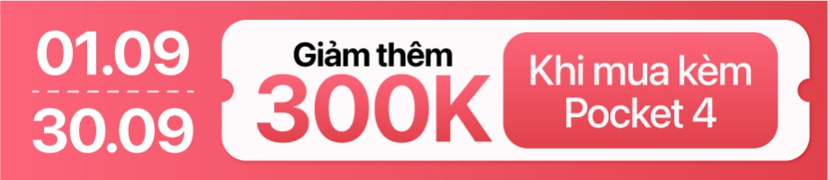 Tháng 9 - Thẻ nhớ mua kèm pocket 4 (ICT)