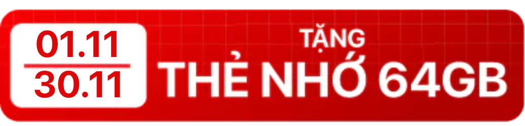 31.10: tặng Thẻ Nhớ Micro SD 64GB - Camera EZVIZ