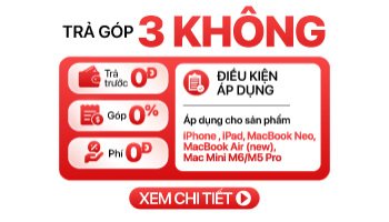 Ưu đãi trả góp 3 Không chỉ có tại Minh Tuấn Mobile