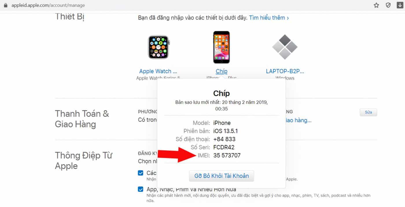Cách kiểm tra IMEI iPhone iPad chính hãng Apple chính xác nhất -  Thegioididong.com